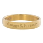 IXXXI JEWELRY RINGEN iXXXi Vulring 0.4cm Always & Forever Gold