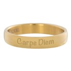 IXXXI JEWELRY RINGEN iXXXi Vulring 0.4 cm Carpe Diem Goudkleurig