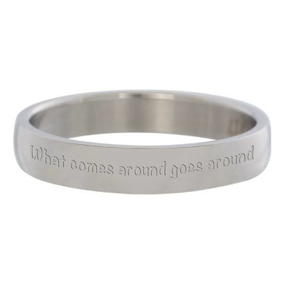 IXXXI JEWELRY RINGEN iXXXi Vulring 0.4 cm What comes around goes around zilverkleurig Edelstaal