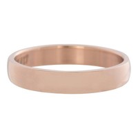 IXXXI JEWELRY RINGEN iXXXi Filling ring 0.4 cm Steel Shiny Rosy