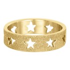 IXXXI JEWELRY RINGEN iXXXi Vulring Open Stars Sandblasted Gold