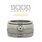 IXXXI JEWELRY RINGEN iXXXi Vulring 1 Crystal Silver