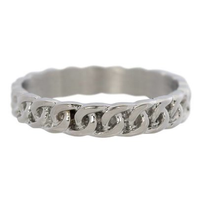 IXXXI JEWELRY RINGEN iXXXi Jewelry Washer 0.4 cm Shiny Steel Curb Chain Silver