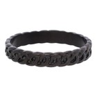 IXXXI JEWELRY RINGEN iXXXi Jewelry Vulring 0.4 cm Staal Curb Chain Black