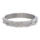 IXXXI JEWELRY RINGEN iXXXi Jewelry Vulring 0.4 cm Staal Shiny Braided Silver