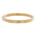 IXXXI JEWELRY RINGEN iXXXi Jewelry Vulring 0.2 cm Staal Shiny Smal Ribbel Gold