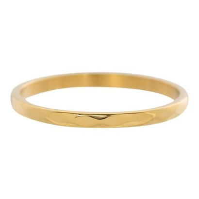 IXXXI JEWELRY RINGEN iXXXi Jewelry Vulring 0.2 cm Staal Hamerslag Gold