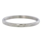 IXXXI JEWELRY RINGEN iXXXi Schmuck Washer 0,2 cm Stahl gehämmert Silber