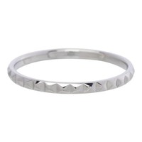 IXXXI JEWELRY RINGEN iXXXi Jewelry Spacing ring 0.2 cm Steel Pyramid Silver