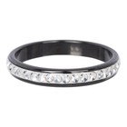 IXXXI JEWELRY RINGEN iXXXi Jewelry Vulring 0.4 cm Keramiek met crystal Zirkonia Black