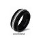 IXXXI JEWELRY RINGEN iXXXi Jewelry Vulring 0.4 cm Keramiek met crystal Zirkonia Black