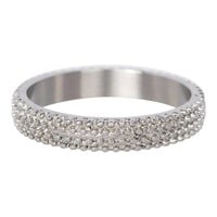 IXXXI JEWELRY RINGEN iXXXi Schmuck Washer 0,4 cm Caviar-Silber-Ring