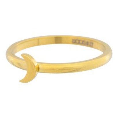 IXXXI JEWELRY RINGEN iXXXi Jewelry Vulring 0.2 cm Staal Symbool Maan Gold