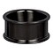 IXXXI JEWELRY RINGEN iXXXi Base ring 1,0cm Black Colored Stainless steel