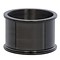 IXXXI JEWELRY RINGEN iXXXi Basisring 1,4cm Zwartkleurig Stainless steel