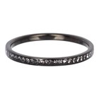 IXXXI JEWELRY RINGEN iXXXi Vulring 0.2 cm Smal Zirkonia Black Blackstone