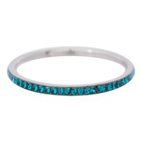 IXXXI JEWELRY RINGEN iXXXi Vulring 0.2 cm Smal Zirkonia Turquoise Silver