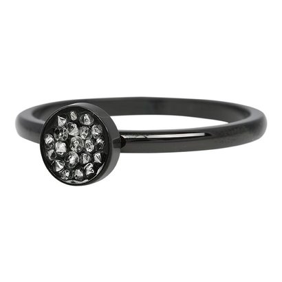 IXXXI JEWELRY RINGEN iXXXi Jewelry Vulring 0.2 cm Cup Stones Black