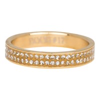 IXXXI JEWELRY RINGEN iXXXi Jewelry Vulring 0.4 cm Double Zirkonia Gold