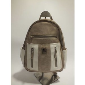 wit-beige rugzakje