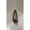 CHC-shoes Blauwe pump met bloemen