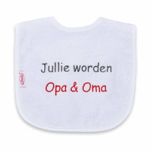 Slab jullie worden oma en opa