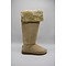 Beige laars met wol