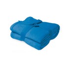 Fleece deken licht blauw
