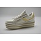 witte sneakers met goud