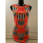 Rood kleed met print S-XL