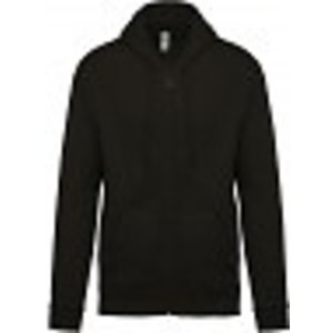 Sweater met rits en capuchon