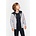 k486 kinder vest met kap en rits 280gr geborstelde fleece aan binnekant. contrast kleuren.