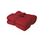 Fleece deken bordeaux