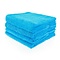 Washandje turquoise geborduurd met naam