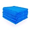 Handdoek cobalt blauw met naam geborduurd