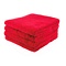 Handdoek rood met naam geborduurd