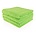 Handdoek groen met naam geborduurd