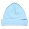 Baby muts blauw met naam geborduurd (50-56)