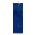 Golf handdoek donker blauw met naam geborduurd