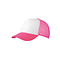 Trucker pet neon pink/wit  geborduurd of bedrukt