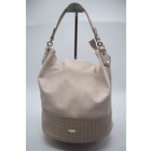 Handtas beige hoog model