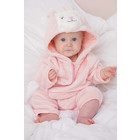 Baby onesie roos met naam geborduurd