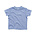 T-shirt blauw met naam of tekst (0-3 jaar)