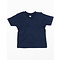 T-shirt navy met naam of tekst (0-3 jaar)