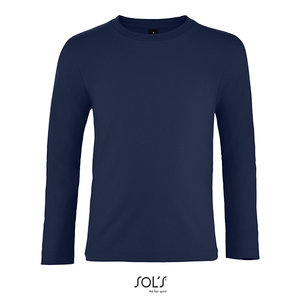 T-shirt  navy met naam of tekst (4/12 jaar)