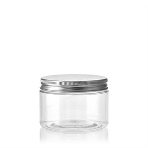 pet pot 150ml gevuld met  scrubzout