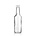Glazen fles rechte hals 250ml gevuld met bodylotion