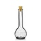 Glazen fles met kurk 200ml gevuld met  handzeep