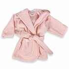 Badjas geborduurd met naam tot 2-4 jaar Blush