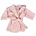 Badjas geborduurd met naam tot 2-4 jaar Blush